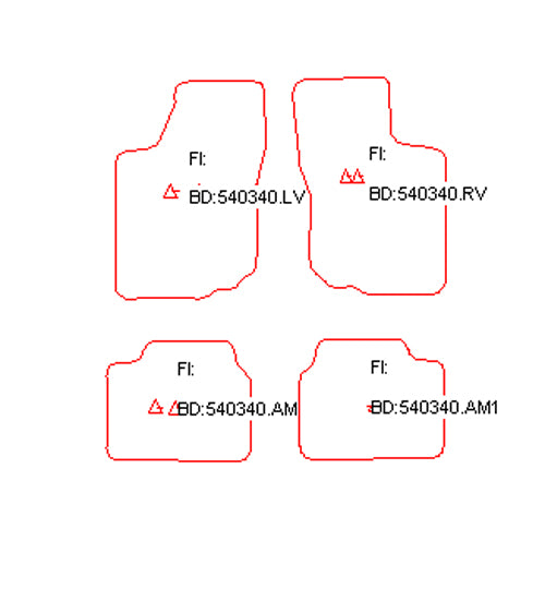 Automatten Opel Tigra A (1994-2000)