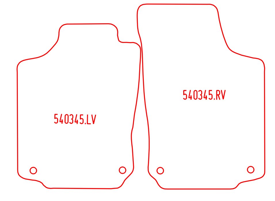 Automatten Opel Tigra B TwinTop (2004-2010)