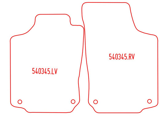 Automatten Opel Tigra B TwinTop (2004-2010)