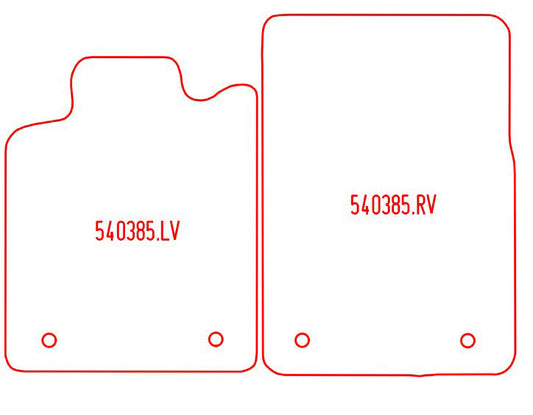 Automatten Opel Vectra C sedan / Vectra C stationwagon / Vectra C GTS hatchback (2003-2008)