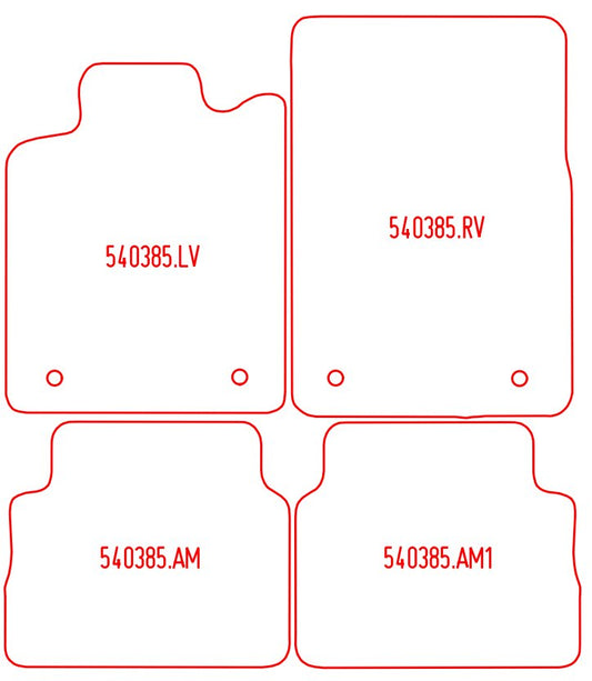 Automatten Opel Vectra C sedan / Vectra C stationwagon / Vectra C GTS hatchback (2003-2008)