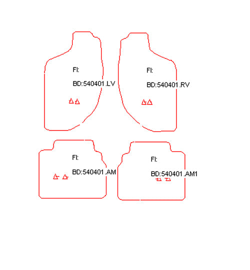 Automatten Opel Frontera B Sport (1998-2004)