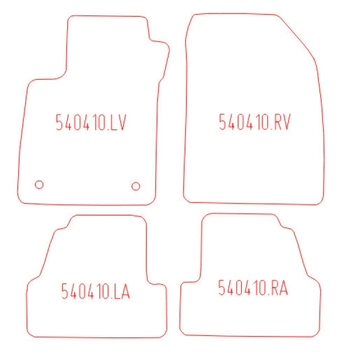 Automatten Opel Mokka / Mokka X (2016-2016)