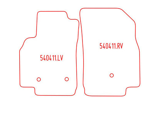Automatten Opel Karl (2014-Heden)