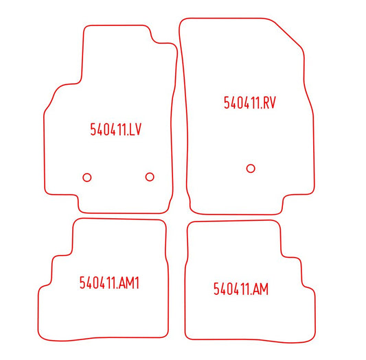 Automatten Opel Karl (2014-Heden)