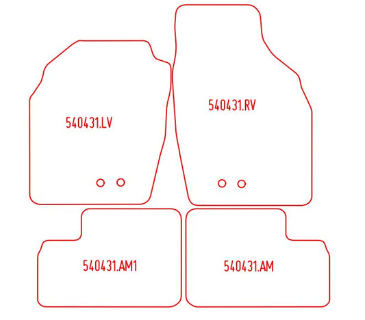 Automatten Opel Agila A (2000-2008)