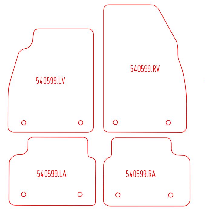 Automatten Opel Insignia A hatchback / Insignia A sedan / Insignia A stationwagen (2013-2017)