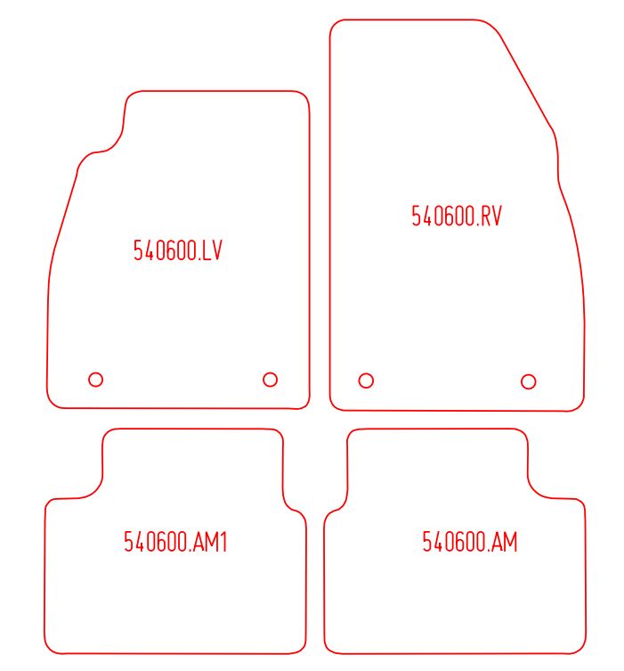 Automatten Opel Insignia A hatchback / Insignia A sedan / Insignia A Sports Tourer stationwagen (2009-2013)