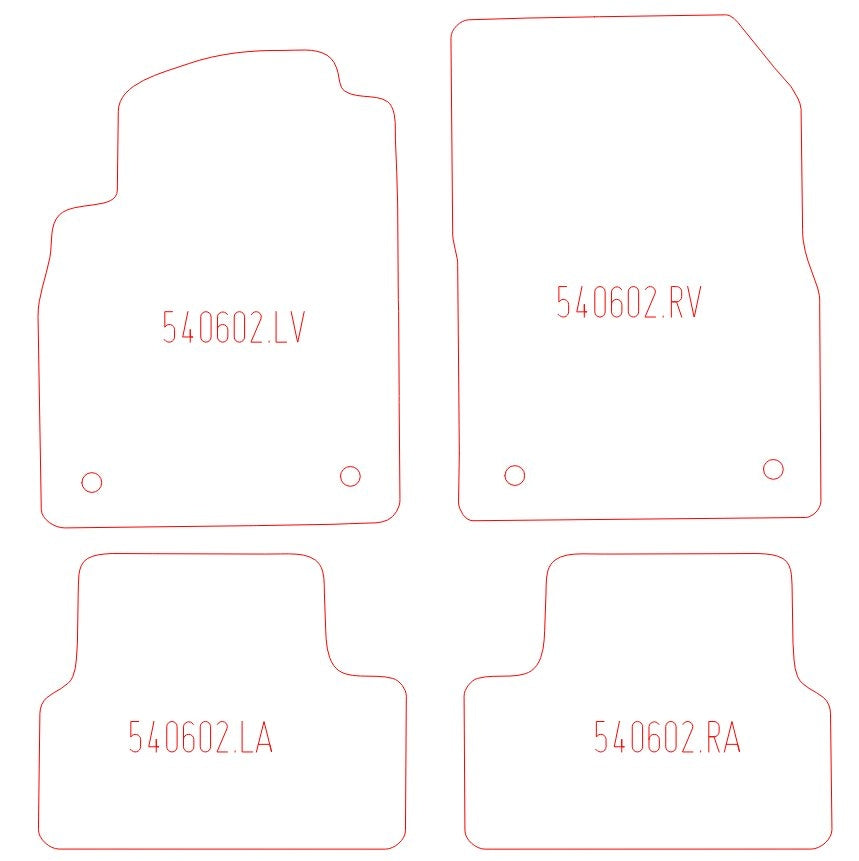 Automatten Opel Cascada (2013-2019)