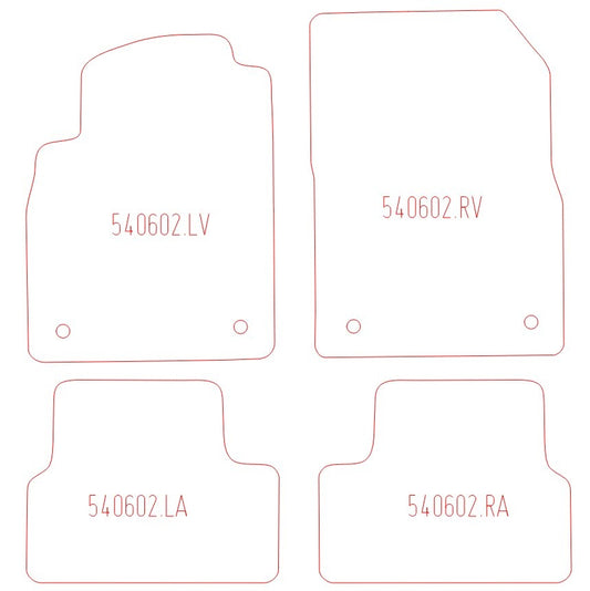 Automatten Opel Cascada (2013-2019)