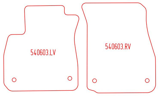 Automatten Opel Insignia B hatchback / Insignia B sedan / Insignia B stationwagen / Insignia B Country Tourer stationwagen (2017-Heden)