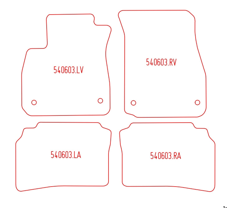 Automatten Opel Insignia B hatchback / Insignia B sedan / Insignia B stationwagen / Insignia B Country Tourer stationwagen (2017-Heden)