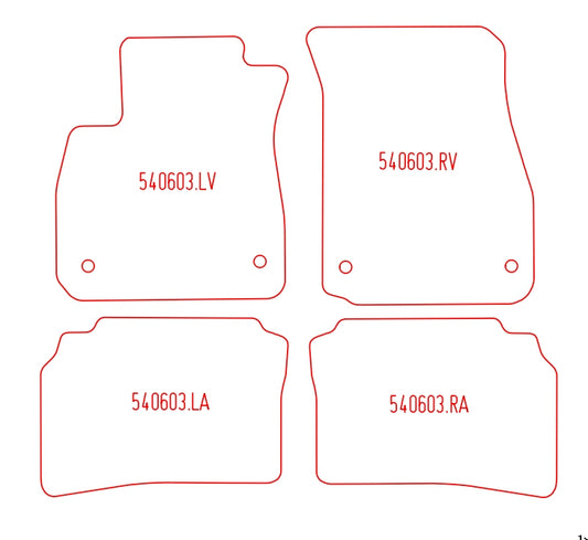 Automatten Opel Insignia B hatchback / Insignia B sedan / Insignia B stationwagen / Insignia B Country Tourer stationwagen (2017-Heden)
