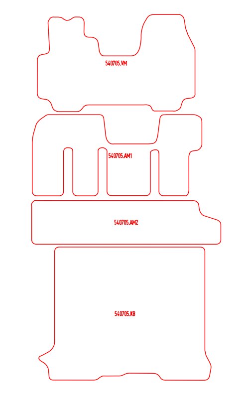 Automatten Renault Trafic Passenger (2001-2014)