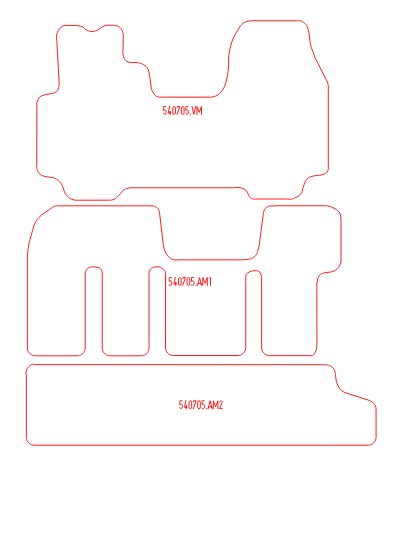 Automatten Opel Vivaro (A) Combi (2001-2014)