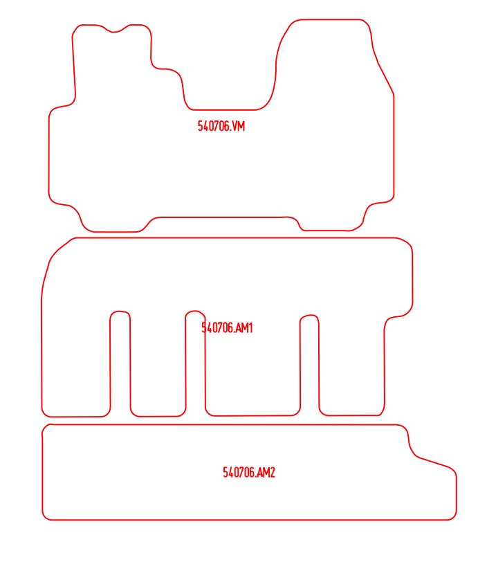 Automatten Opel Vivaro (A) Combi (2001-2014)