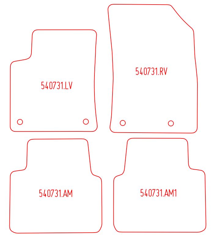 Automatten Citroen C3 Aircross (2017-Heden)