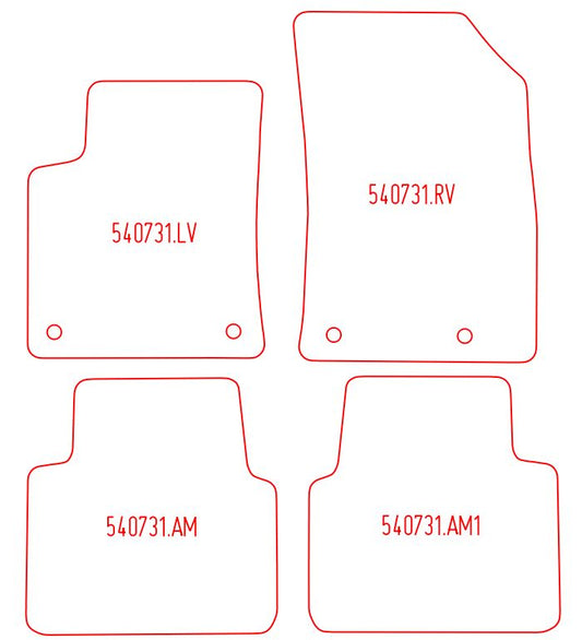 Automatten Citroen C3 Aircross (2017-Heden)