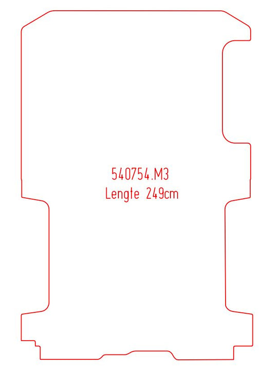 Laadvloermat Fiat Talento (2016-Heden)