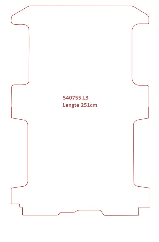 Laadvloermat Nissan Primastar (2022-Heden)
