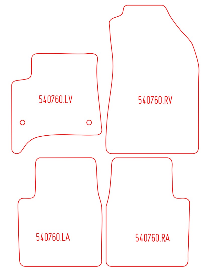 Automatten Opel Frontera C (2024-Heden)