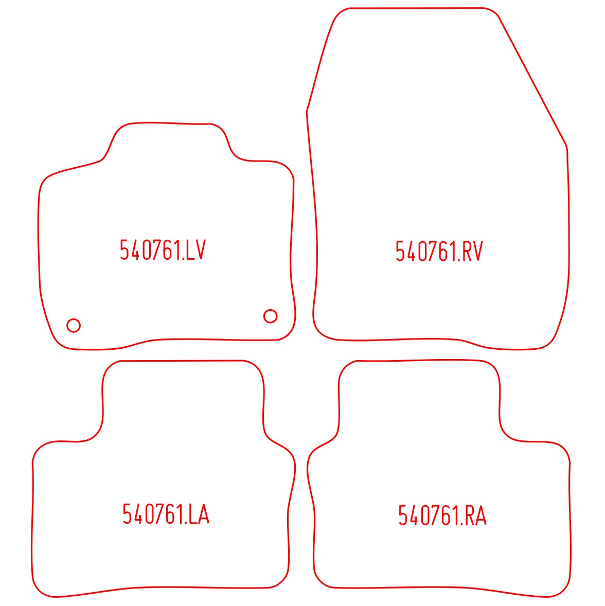 Automatten Opel Astra L hatchback / Astra L Sports Tourer stationwagon (2022-Heden)