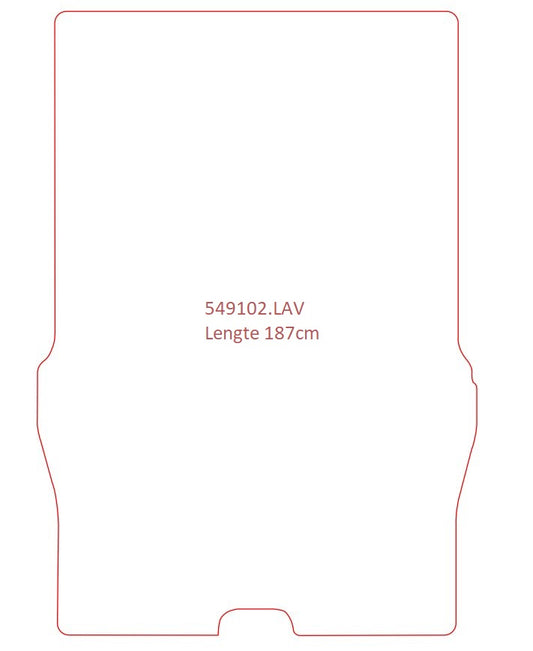 Laadvloermat Peugeot Partner (2008-2018)