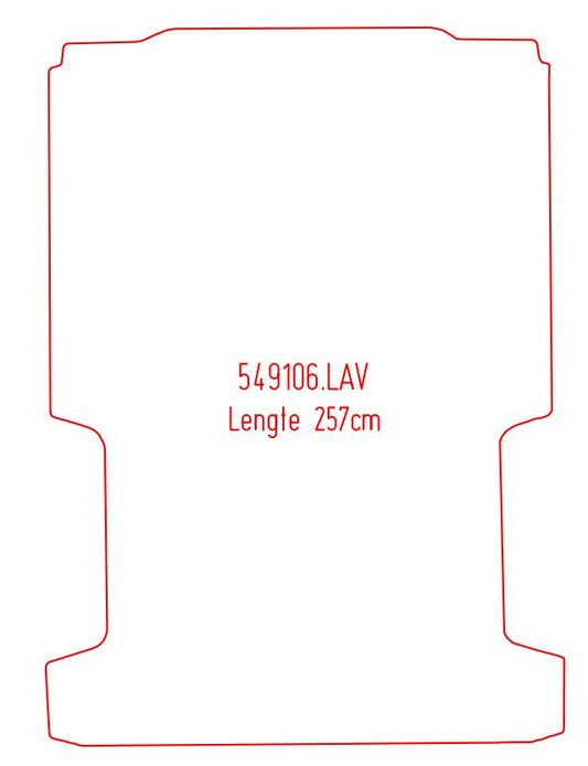 Laadvloermat Fiat Ducato (2006-Heden)