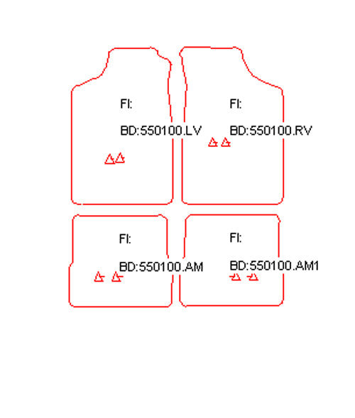 Automatten Peugeot 106 (1993-1996)