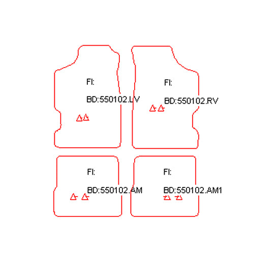 Automatten Peugeot 106 (1996-2003)