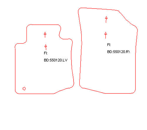Automatten Peugeot 107 (2005-2012)