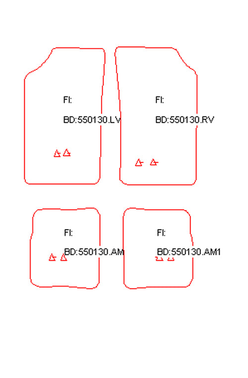 Automatten Peugeot 205 (1984-1998)