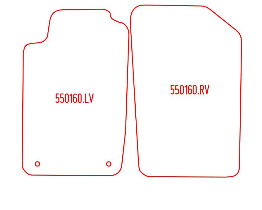 Automatten Peugeot 206 CC (2001-2007)