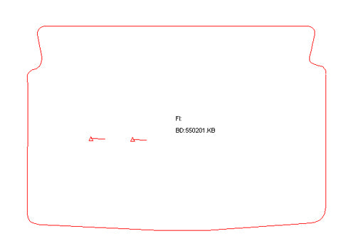 Kofferbakmat Peugeot 207 (2006-2012)