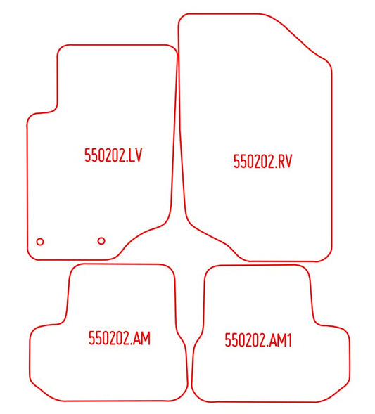 Automatten Peugeot 207 CC (2007-2013)