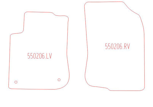 Automatten Peugeot 2008 (2013-2019)