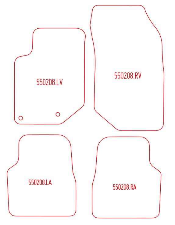 Automatten Peugeot 2008 (2020-Heden)