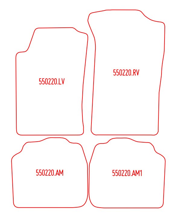 Automatten Peugeot 306 Cabriolet (1994-2002)