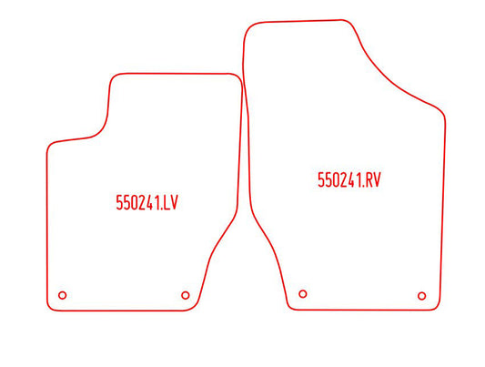 Automatten Peugeot 308 hatchback / 308 SW stationwagon (2008-2013)