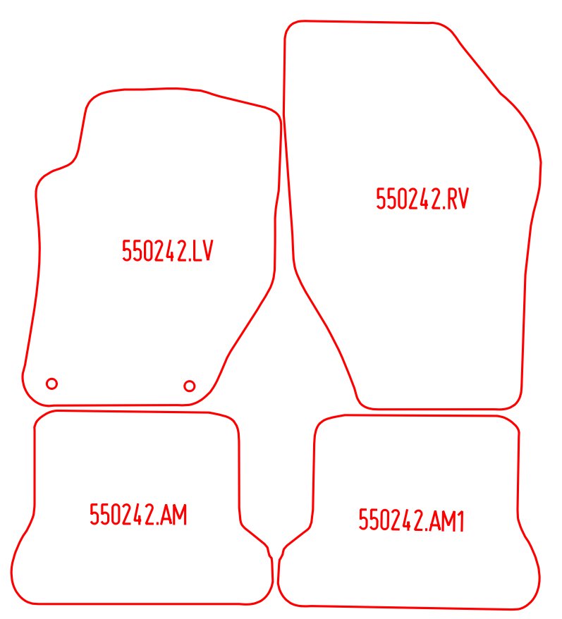 Automatten Peugeot 308 CC (2009-2014)