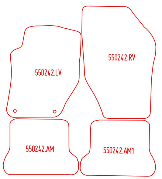 Automatten Peugeot 308 CC (2009-2014)