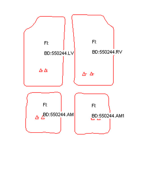 Automatten Peugeot 309 (1987-1993)