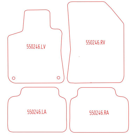 Automatten Peugeot 308 SW (2014-2021)