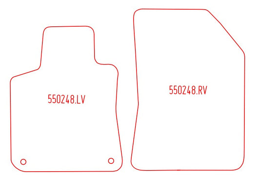 Automatten Peugeot 308 (2013-2021)