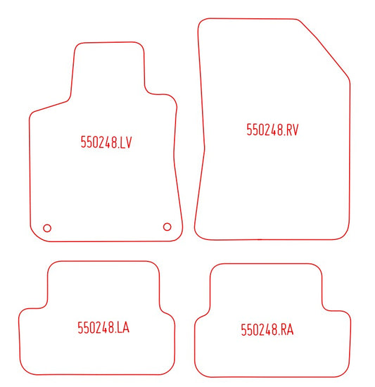 Automatten Peugeot 308 (2013-2021)
