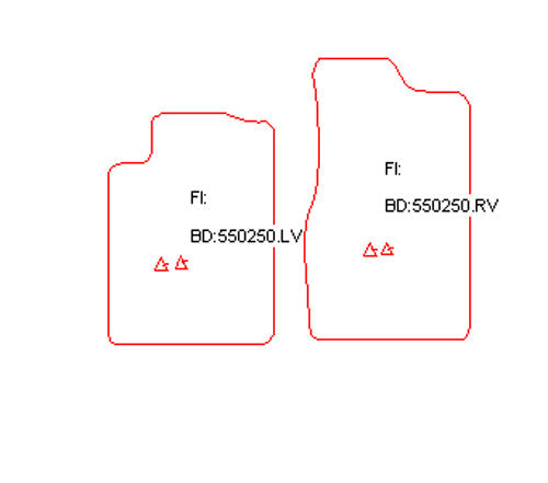 Automatten Peugeot 405 sedan / 405 Break stationwagon (1988-1997)