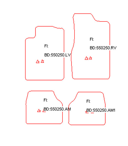 Automatten Peugeot 405 sedan / 405 Break stationwagon (1988-1997)