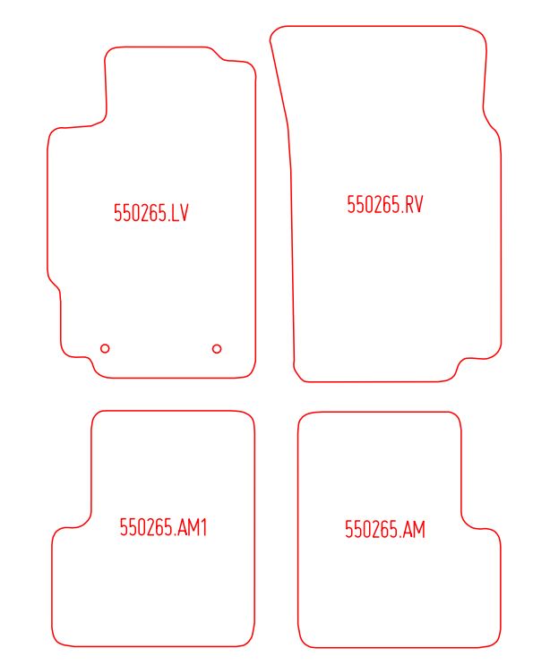 Automatten Peugeot 406 sedan / 406 Break stationwagon / 406 Coupe coupe (1997-2004)