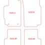 Automatten Peugeot 406 sedan / 406 Break stationwagon / 406 Coupe coupe (1997-2004)
