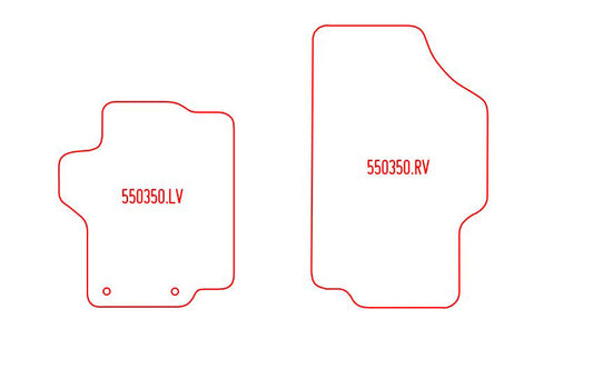 Automatten Peugeot 1007 (2005-2009)